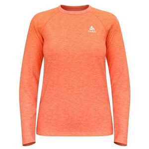 Odlo Essential Seamless T-Shirt Crew Neck L S Coral