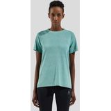 Odlo Crew Essential Seamless T-shirt Met Korte Mouwen Groen M Vrouw