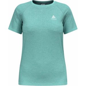 Odlo Crew Essential Seamless T-shirt Met Korte Mouwen Groen M Vrouw