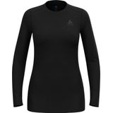 Odlo - BL Top Crew Neck L/S Merino 160 - Thermoshirt - Zwart - 100% Merinowol