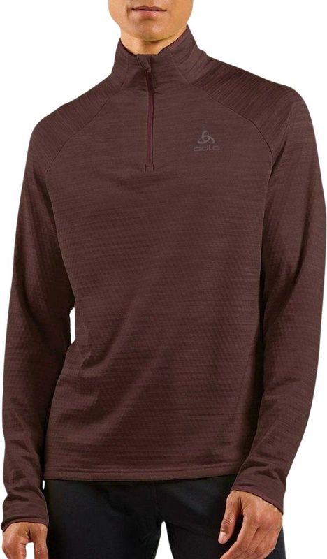 Odlo Midlayer Zip Run Easy Shirt Heren