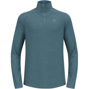 ODLO Men's MILLENNIUM ELEMENT Half-Zip Long-Sleeve Mid Layer Top