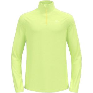 Odlo Mid layer zip RUN EASY WARM GROEN