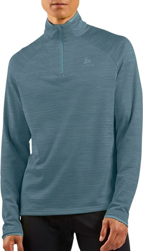 Odlo Midlayer Zip Run Easy Shirt Heren