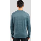 ODLO Midlayer RUN EASY WARM Mannen Sporttrui - Black Melange