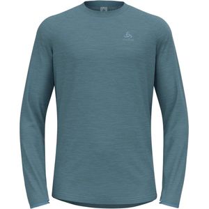 ODLO Midlayer RUN EASY WARM Mannen Sporttrui - Black Melange