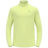 Odlo - Hardloopshirt - Blauw - Keramiek - Lange Mouwen