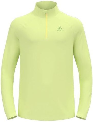 Odlo - Hardloopshirt - Blauw - Keramiek - Lange Mouwen