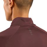 Actieve Laag - Zwart - Gerecycled Polyester - Halve Rits