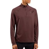 Actieve Laag - Zwart - Gerecycled Polyester - Halve Rits