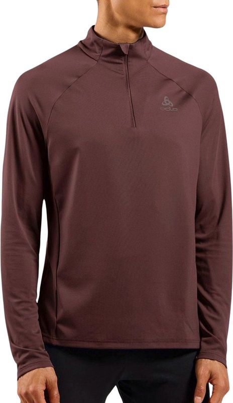 Actieve Laag - Zwart - Gerecycled Polyester - Halve Rits