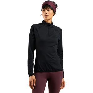 Odlo - Zeroweight Warm 2.0 - Hardloopsweater - Zwart - Halve Rits