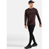 Odlo - Zeroweight Warm - Tights - Zwart - Softshell, Winddicht, Waterafstotend