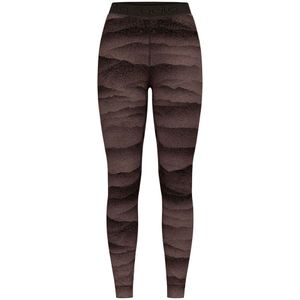 Odlo - Dames Thermokleding - BL Bottom Long Merino Ridgelines - Fudge Black - Wol