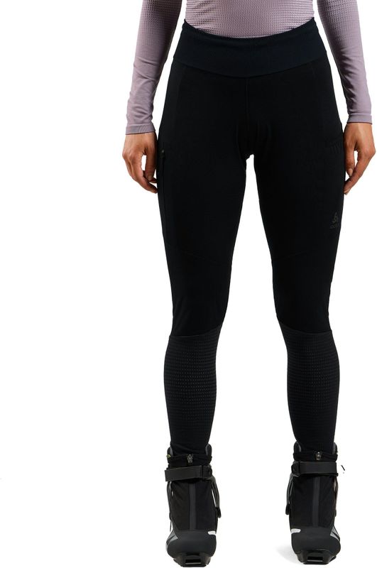 Odlo - Zeroweight Pro Performance - Tights - Zwart - Windproof, Ventilerend, Elastisch, Reflecterende Details