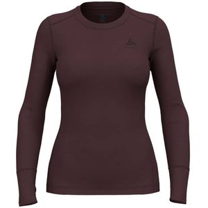Odlo Merino 200 Lange Mouwen Basislaag Bruin S Vrouw
