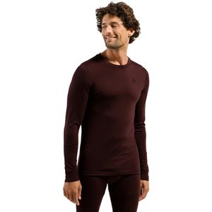 Odlo Merino 200 Lange Mouwen Basislaag Bruin L Man