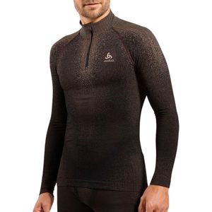 Odlo Blackcomb Eco Half Zip Turtle Neck Base Layer Longsleeve Heren - Maat L