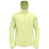 Odlo - X-Alp Waterproof - Hardloopjack - Shadow Lime - 100% Gerecycled Polyester, Waterdicht 10.000mm