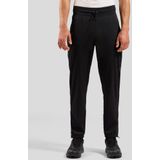 Odlo - Zeroweight Warm - Hardloopbroek - Zwart - Polyester - Winddicht en Waterafstotend