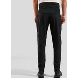 Odlo - Zeroweight Warm - Hardloopbroek - Zwart - Polyester - Winddicht en Waterafstotend