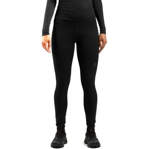 dames lange hardloop tight odlo zeroweight warm 2 0 reflecterend zwart