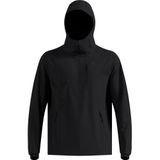 Odlo - Zeroweight Windproof X Warm - Langlaufjas - Zwart - Capuchon, Stretch, 97% Polyester