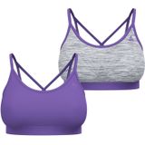 Odlo - Seamless Low Sport Beha - Zwart/Grijs - Dames