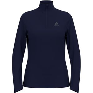 Odlo Mid Layer Essential 1/2 Zip Damen (Dunkelblau M Größe) Laufbekleidung