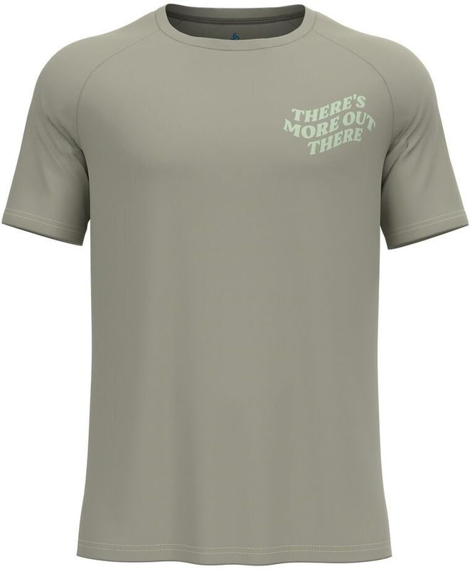 Odlo - Essential Print Crew Neck - T-shirt - Lichtgewicht - Gerecycled Polyester