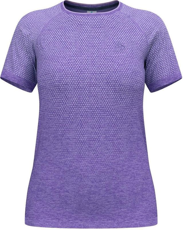 Odlo - Essentials - Hardloopshirt - Paars - Gemaakt van 87% Gerecyclede Vezels