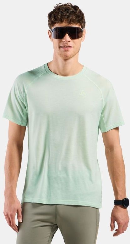 Odlo - X-Alp PW 115 - Merinoshirt - Groen - 63% Wol, 29% Polyester, 8% Polyamide