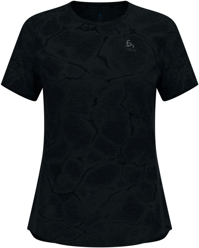 Odlo - Zeroweight Engineered Chill Tec - Technisch T-shirt - Zwart - Gerecycled Polyester, Ultra Ademend Mesh