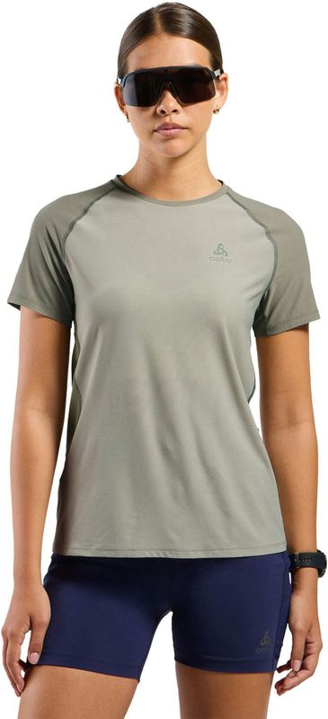 Odlo - X-Alp Trail Crew Neck T-shirt - Zwart - Gerecycled Polyester