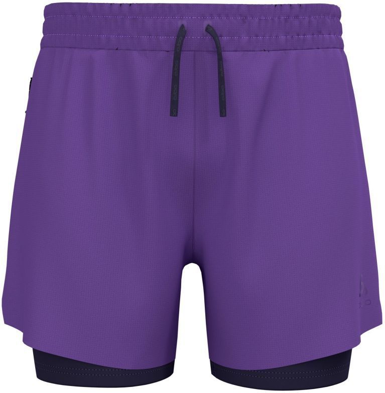 Odlo - Zeroweight - Hardloopshorts - Paars - 5-in-2-in-1