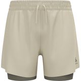 Odlo - Zeroweight 2 in 1 Short - Grijs - Gerecycled Materiaal