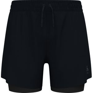 Odlo Sportbroek 2-In-1 Short Zeroweight Zwart