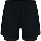 Odlo Sportbroek 2-In-1 Short Zeroweight Zwart