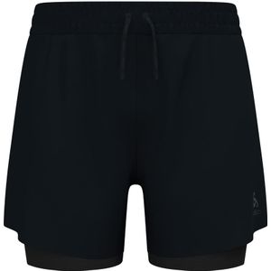 Odlo Sportbroek 2-In-1 Short Zeroweight Zwart