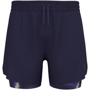 Odlo Heren Zeroweight 5 Inch Print 2-in-1 Korte broek