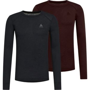 Odlo Active Warm Eco Base Layer - Longsleeve - Zwart - 100% Gerecycled Polyester