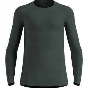 Odlo - Base Layer Top Crew Neck L/S Active Warm Eco - Synthetisch Ondergoed - Grijs