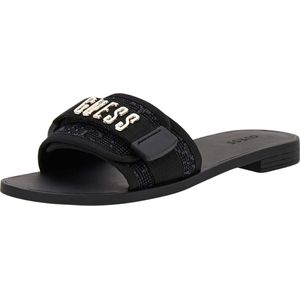 Guess Elyze3 Dames Slippers - Zwart