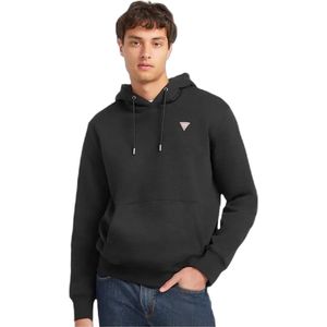 Iconic - Sweater - Biologische Katoenmix - Slim Fit - Met Capuchon - Rood Driehoek Logo