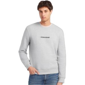 Guess - Gj Cn Slim Logo Emb - Sweatshirt - Grijs - Slim Fit