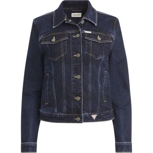Guess - Slim Denim Jas - Dames - Blauw - Denim