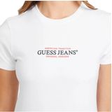 Guess - Dames-T-shirt - Ronde Hals - Getailleerd - Guess American