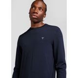 Guess Dane Tech Ls Cn Swtr Trui - Streetwear - Volwassen