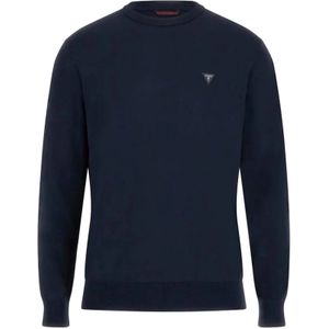 Guess Dane Tech Ls Cn Swtr Trui - Streetwear - Volwassen