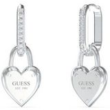 GUESS - All You Need Is Love - Oorbellen - Zilver - Staal